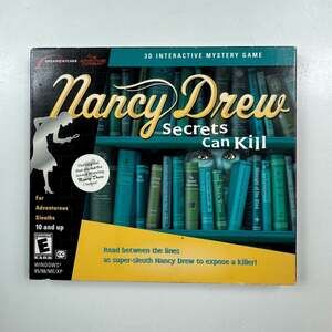 Nancy Drew: Secrets Can Kill PC Game 2-Disc Set with Sleeve